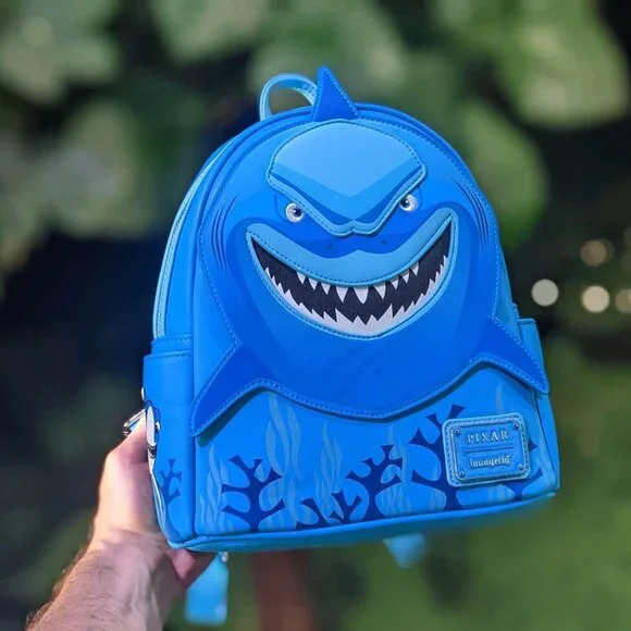 Loungefly Disney Finding Nemo Bruce Cosplay Mini Backpack Exclusive NWT - Picture 2 of 9